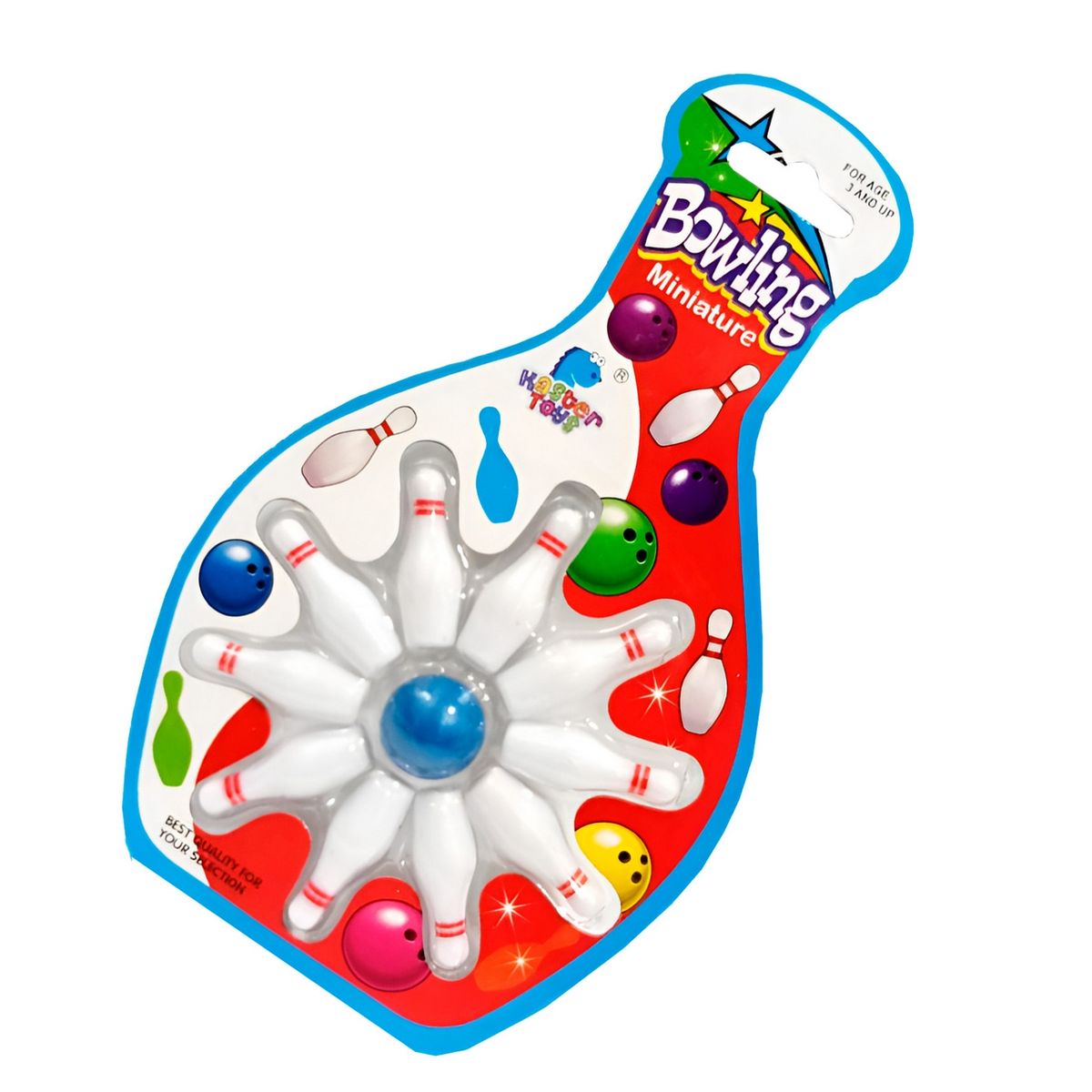 GENERICO - Juego De Bolos De Boliche Mini Para Niños 10 Bolos Y 1 Bola