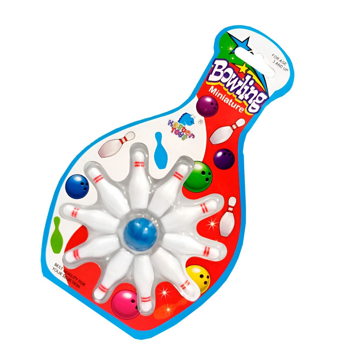 GENERICO - Juego De Bolos De Boliche Mini Para Niños 10 Bolos Y 1 Bola