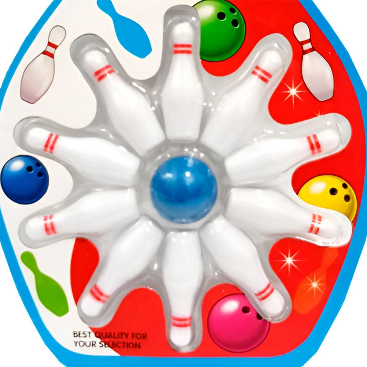 GENERICO - Juego De Bolos De Boliche Mini Para Niños 10 Bolos Y 1 Bola