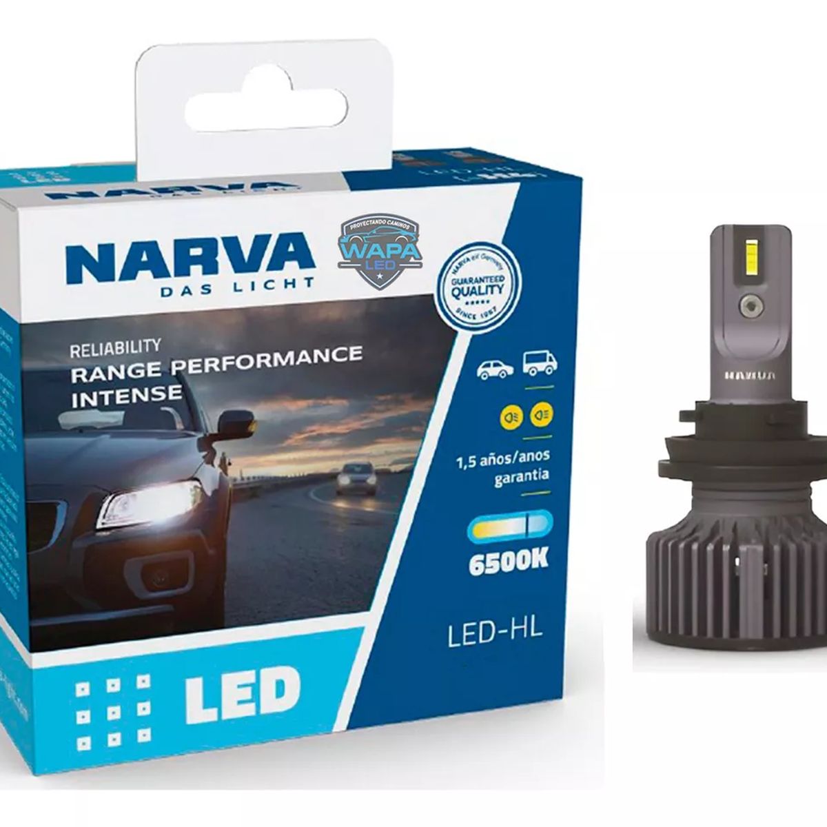 NARVA - BOMBILLO H7 LED 12 - 24v Jgo x2