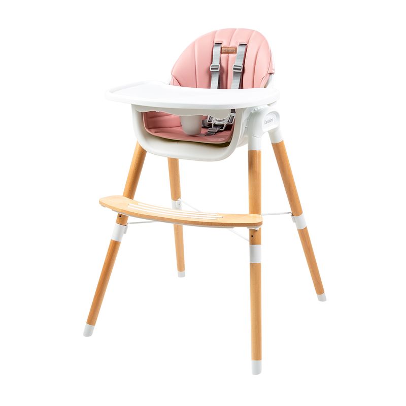 CARESTINO - Silla de comer Estocolmo Rosa Malva