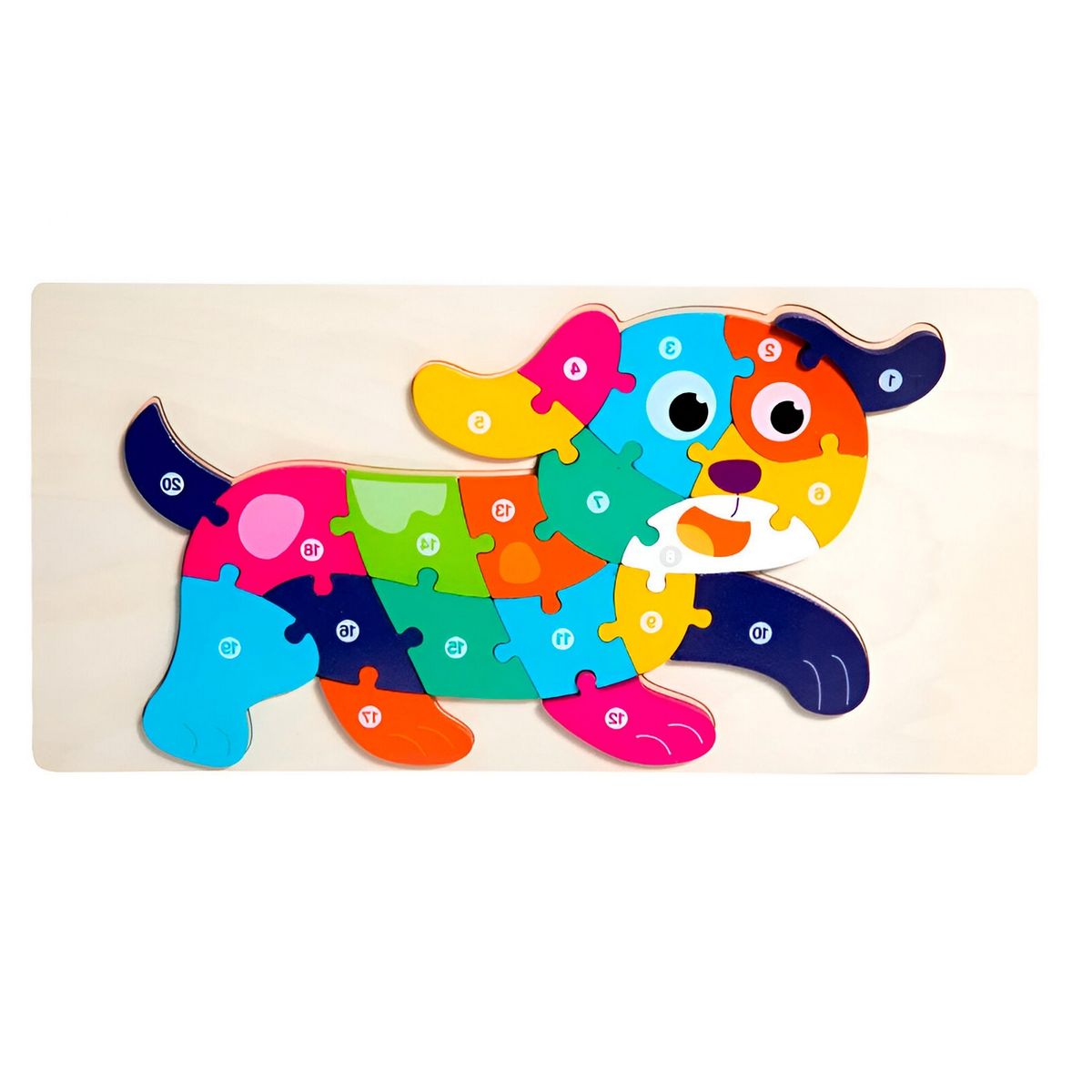 GENERICO - Rompecabezas Interactivo 3d Juego Didactico Color