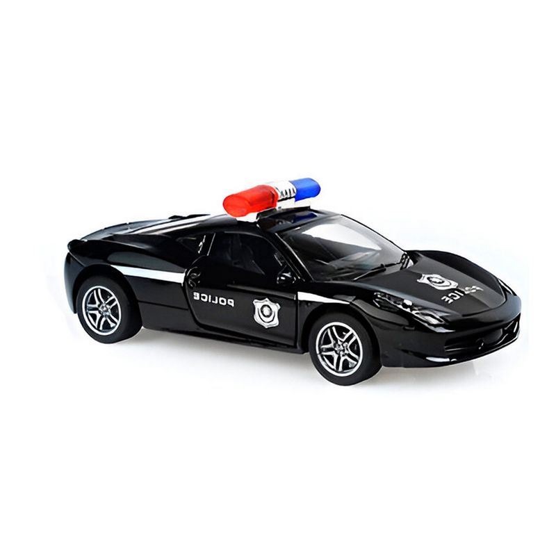 GENERICO - Carro Policia Deportivo Juguete Coleccionable De Cuerda
