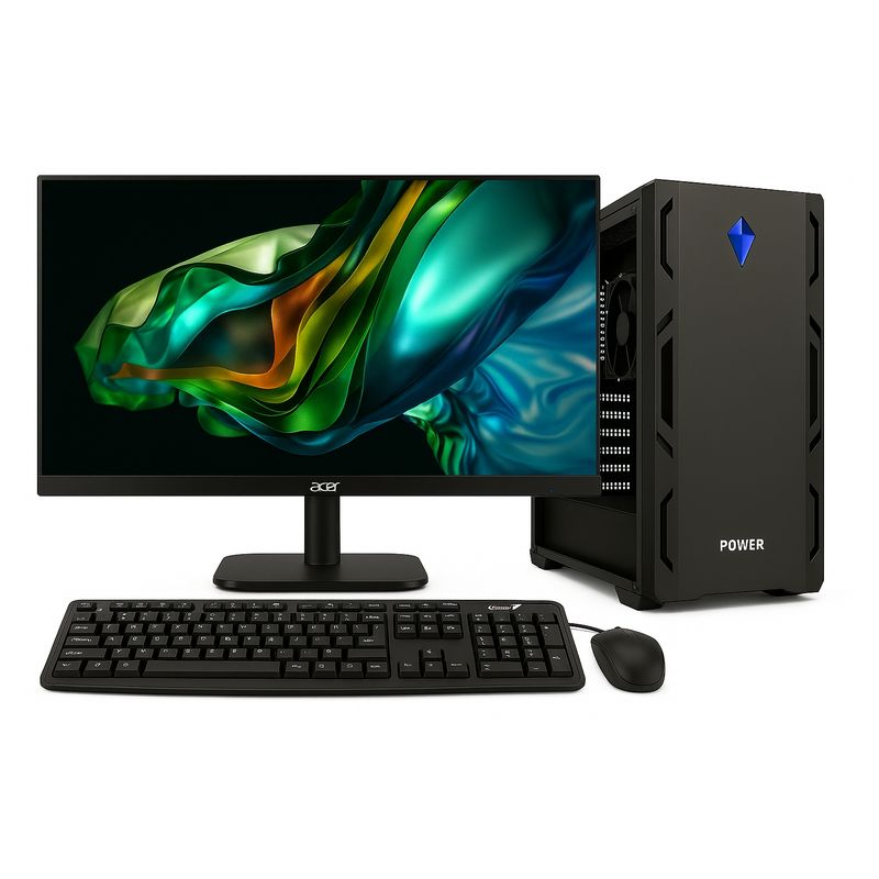 INTEL - Computador de Escritorio INTEL Core I5 14400 Ssd 512GB Ram 16GB  Monitor Acer 24