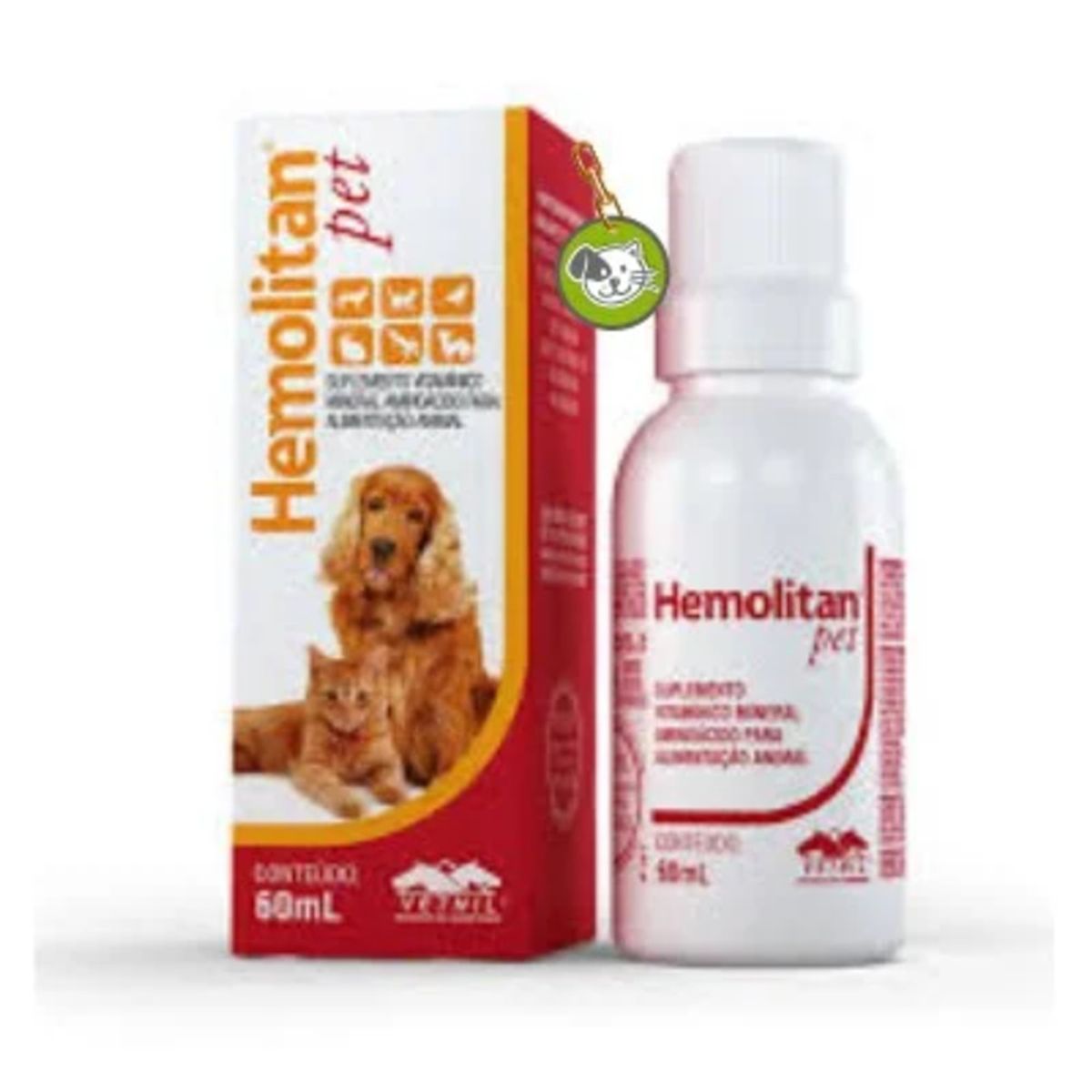 GENERICO - Suplemento Hematopoyético Hemolitan Pet – Frasco 60 ml