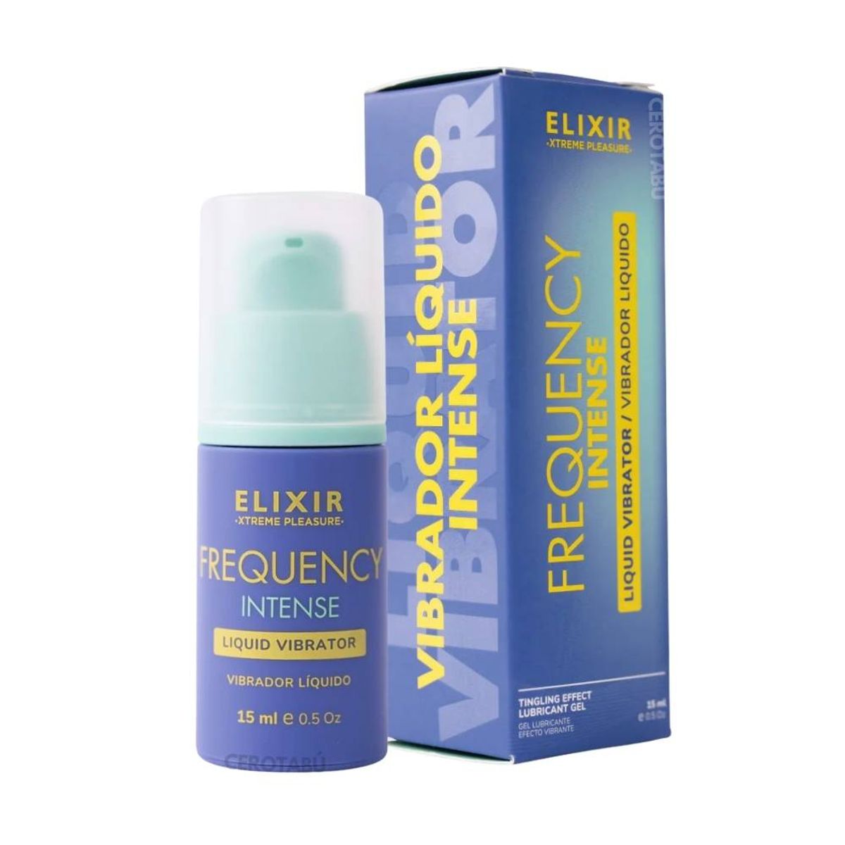 ELIXIR - Lubricante Vibrador Líquido Frío Más Intenso Frequency Intense 15mL