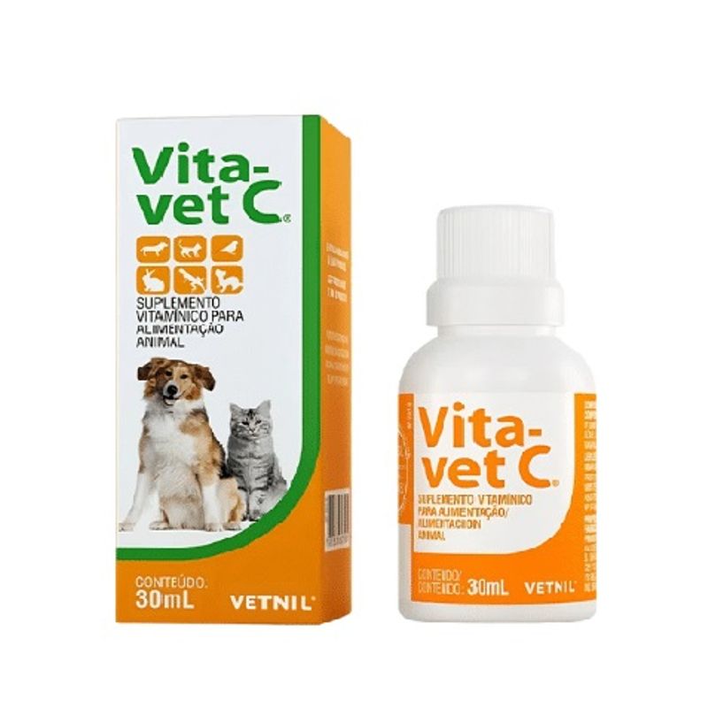 GENERICO - Suplemento Vita Vet C para Perros y Gatos – Frasco 30 ml