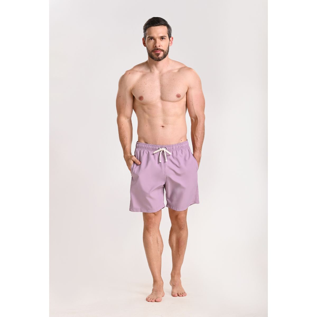 BELIFE - Pantaloneta sunny lila para hombre