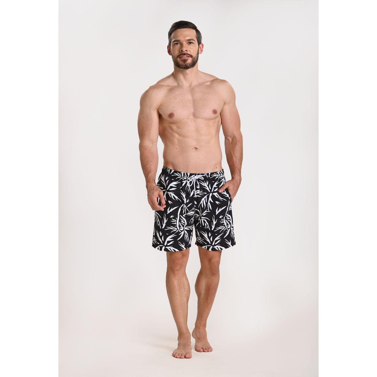 BELIFE - Pantaloneta sunny negra para hombre