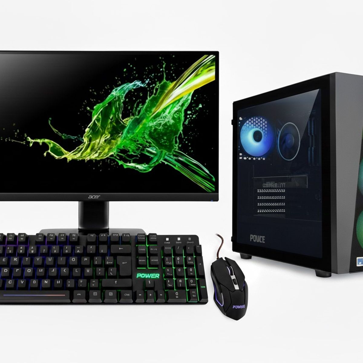 INTEL - Computador Gamer INTEL Core I5 14400 Ssd 512GB Ram 16GB  Monitor Acer 22