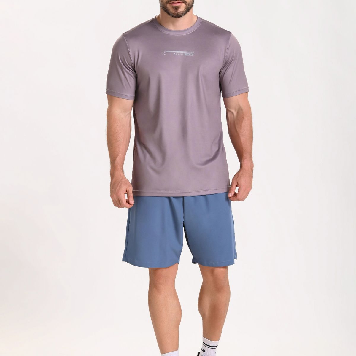 BELIFE - Pantaloneta con ciclista azul para hombre