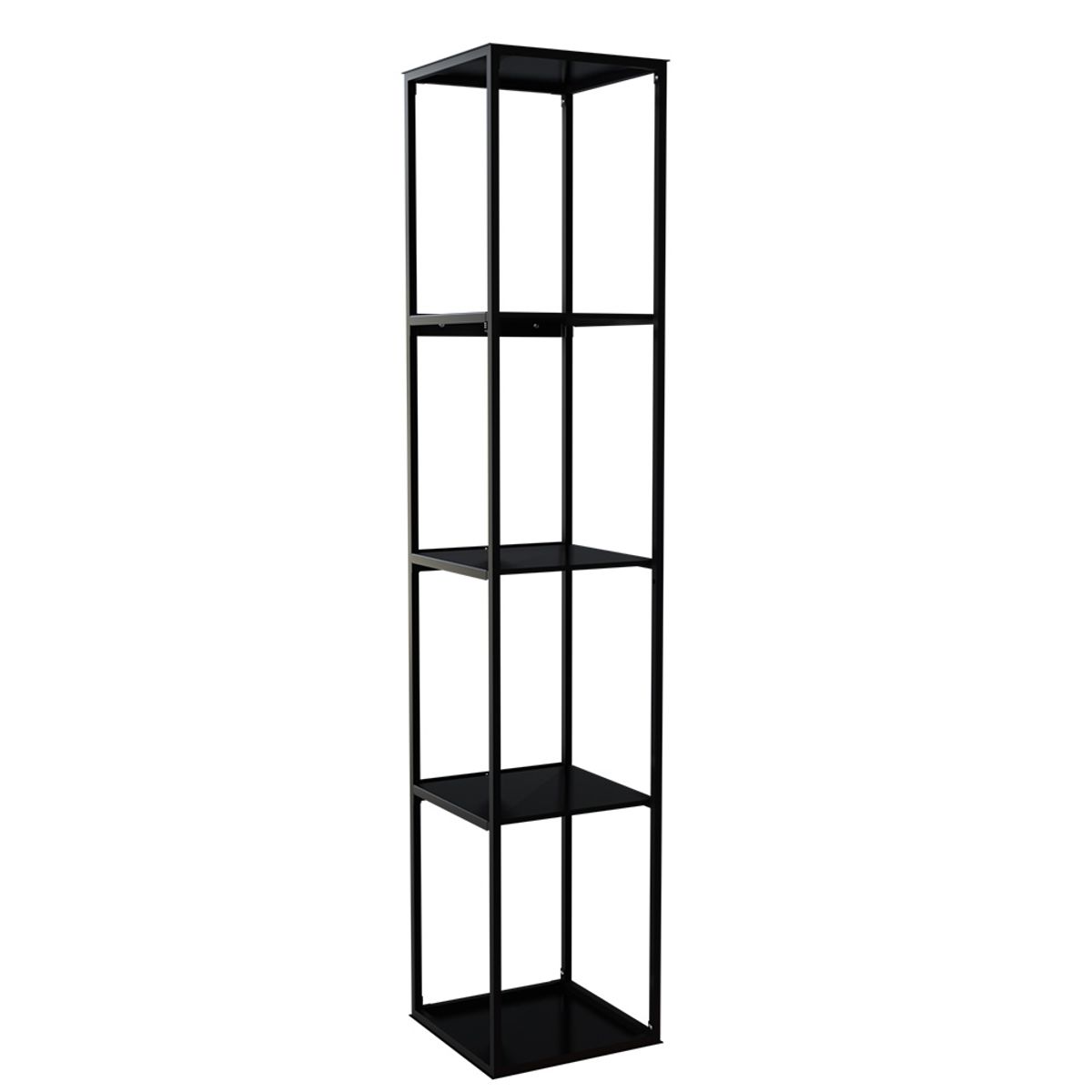 REJIPLAS - Mueble vertical 5 niveles pintado negro