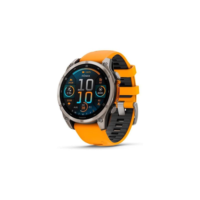 GARMIN - Smartwatch Garmin Fenix 8 de 51 mm con pantalla Zafiro Amoled