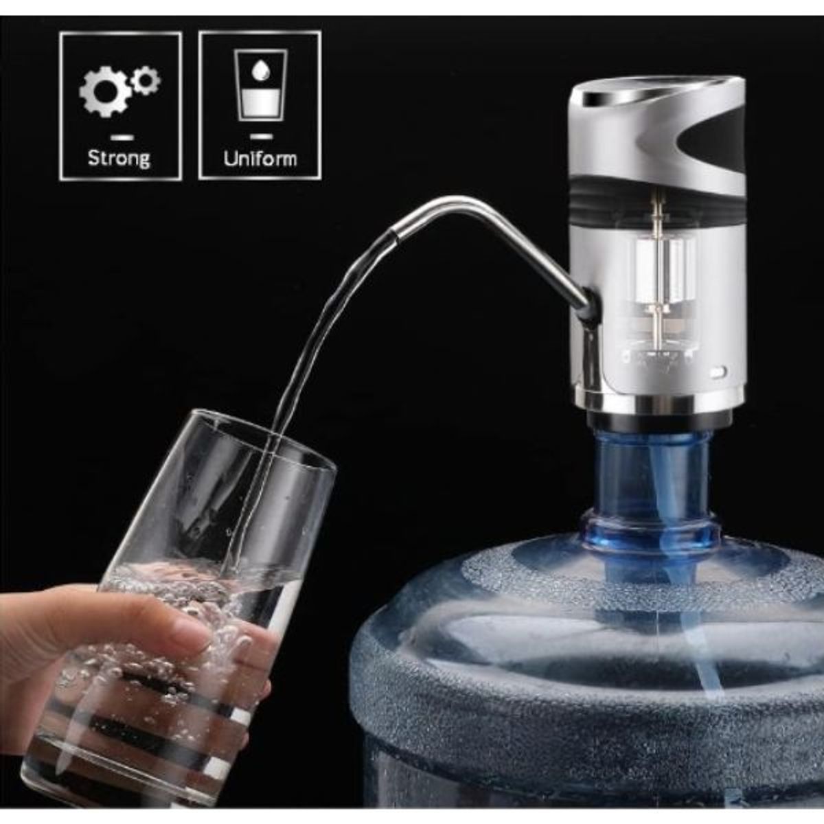 GENERICO - Dispensador táctil de agua para botellón recargable