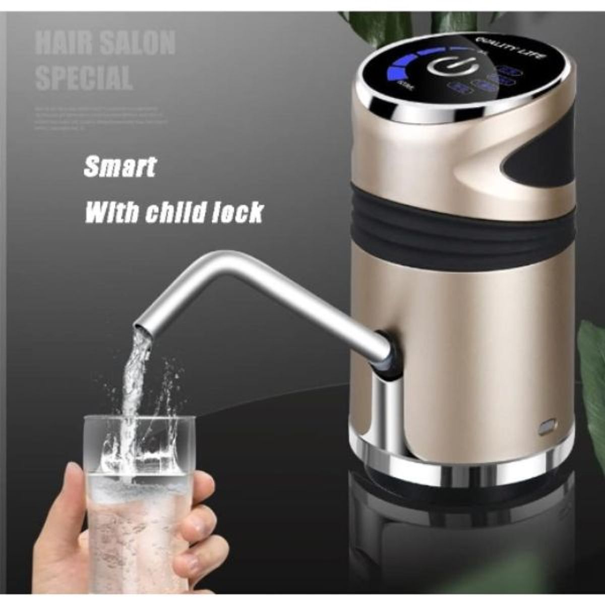 GENERICO - Dispensador táctil de agua para botellón recargable