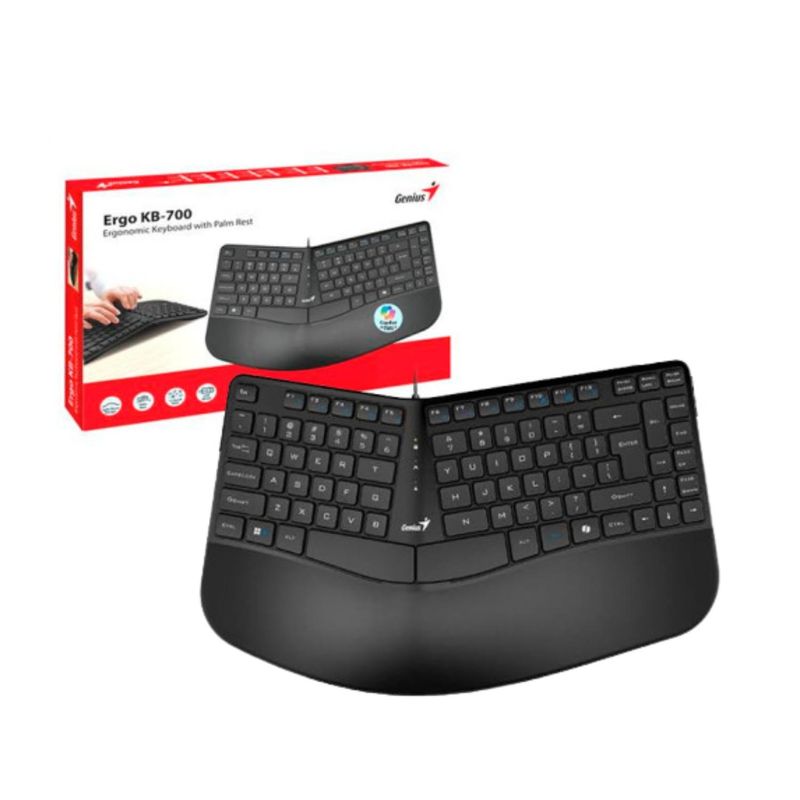 GENIUS - Teclado Genius Ergonomico ERGO KB-700