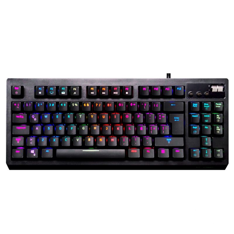 VSG COLOMBIA - Teclado gamer alambrico vsg quasar negro outemu café rgb