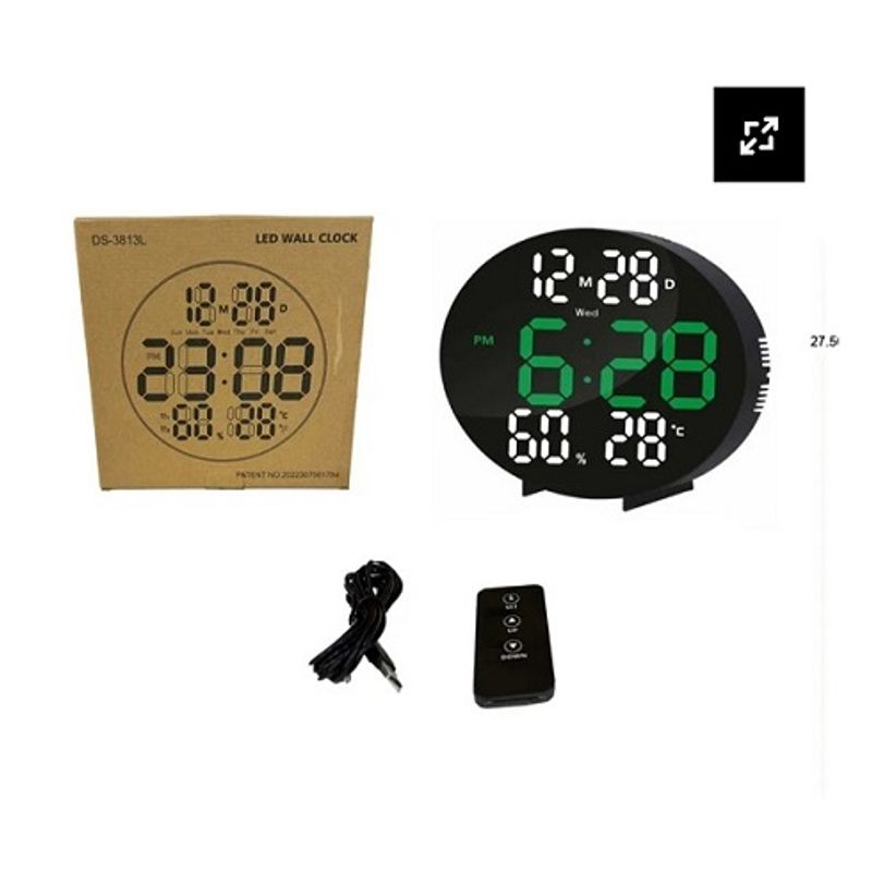GENERICO - RELOJ DIGITAL  DE PARED Y MESA  REF DS-3813L