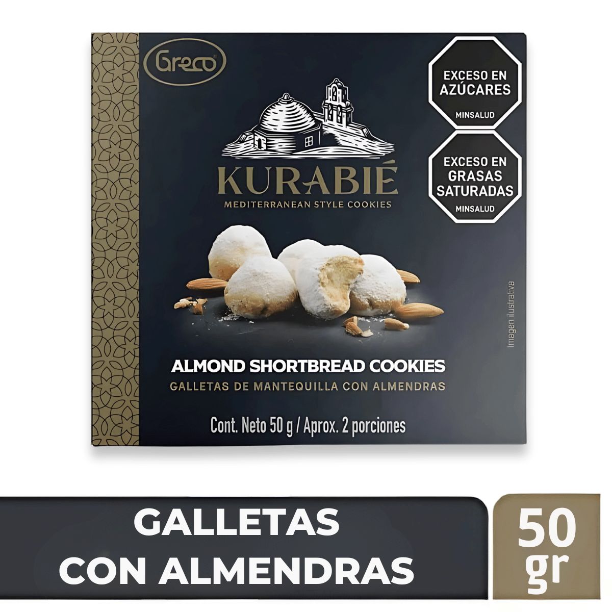 GRECO - Galletas Kurabie X50gr