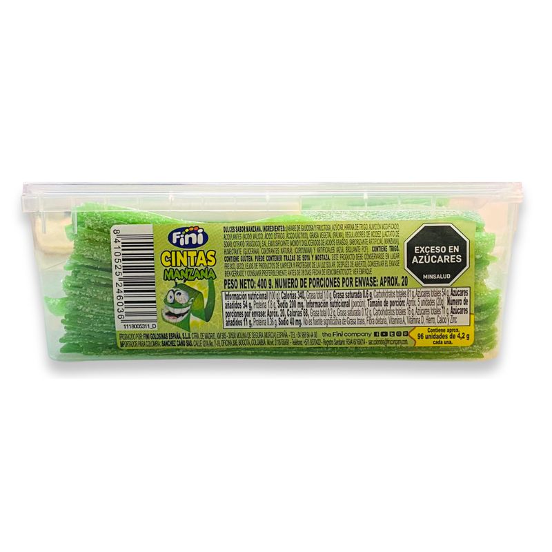 FINI - Gomas Fini Cintas Manzana 400 gr
