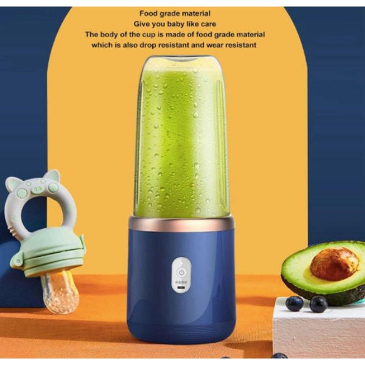 GENERICO - Licuadora Portátil Recargable Con Doble Vaso Incluido