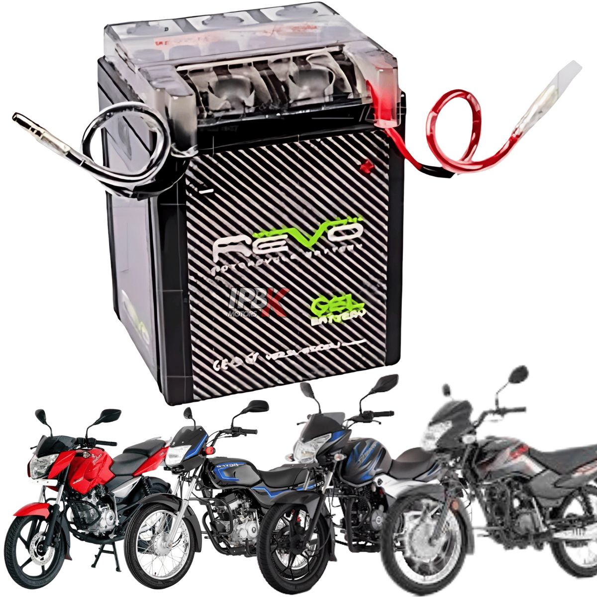 REVO - BATERIA GEL REVO FZ16 XTZ125 MRX125 BOXER PLS135 REPUESTOS
