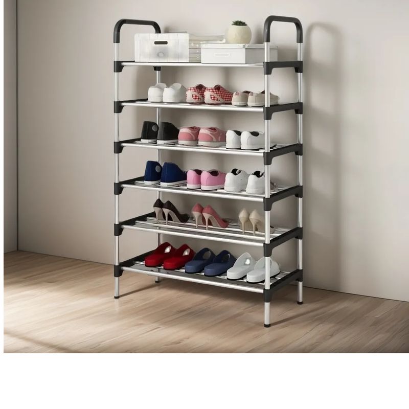 SKY - Organizador Zapatero Metálico 6 Niveles Shoe Rack