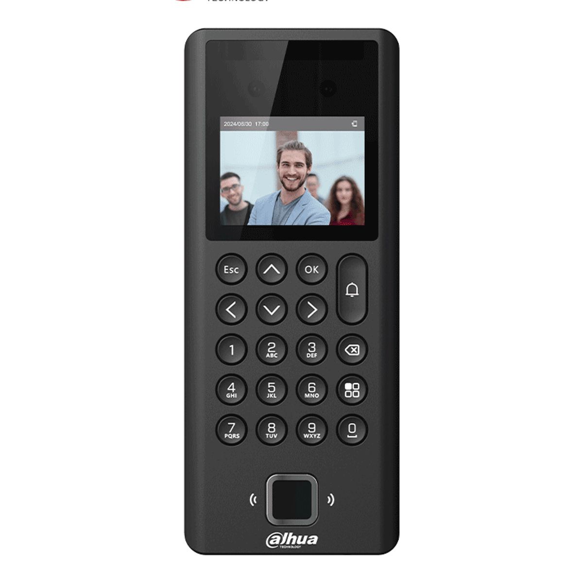 DAHUA - CONTROL DE ACCESO FACIAL HUELLA TARJETA Y CLAVE SOPORTA ESCLAVO WIFI P2P