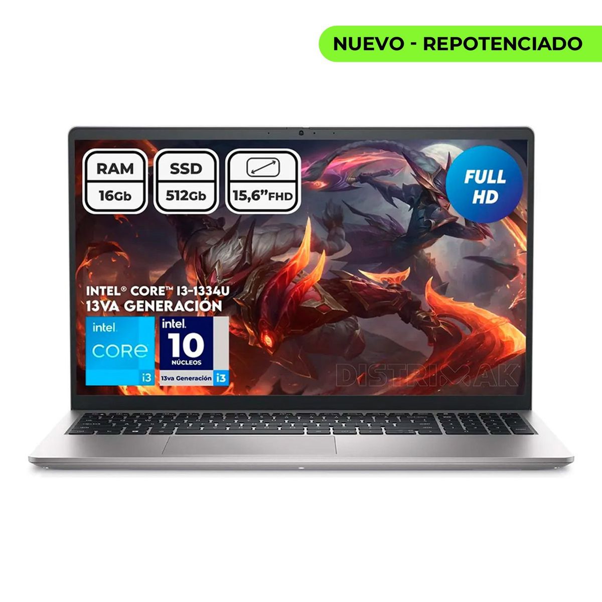 DELL - Portátil Dell Inspiron 3530 Core I5-1334u 16gb Ssd 512gb 15.6 Fhd