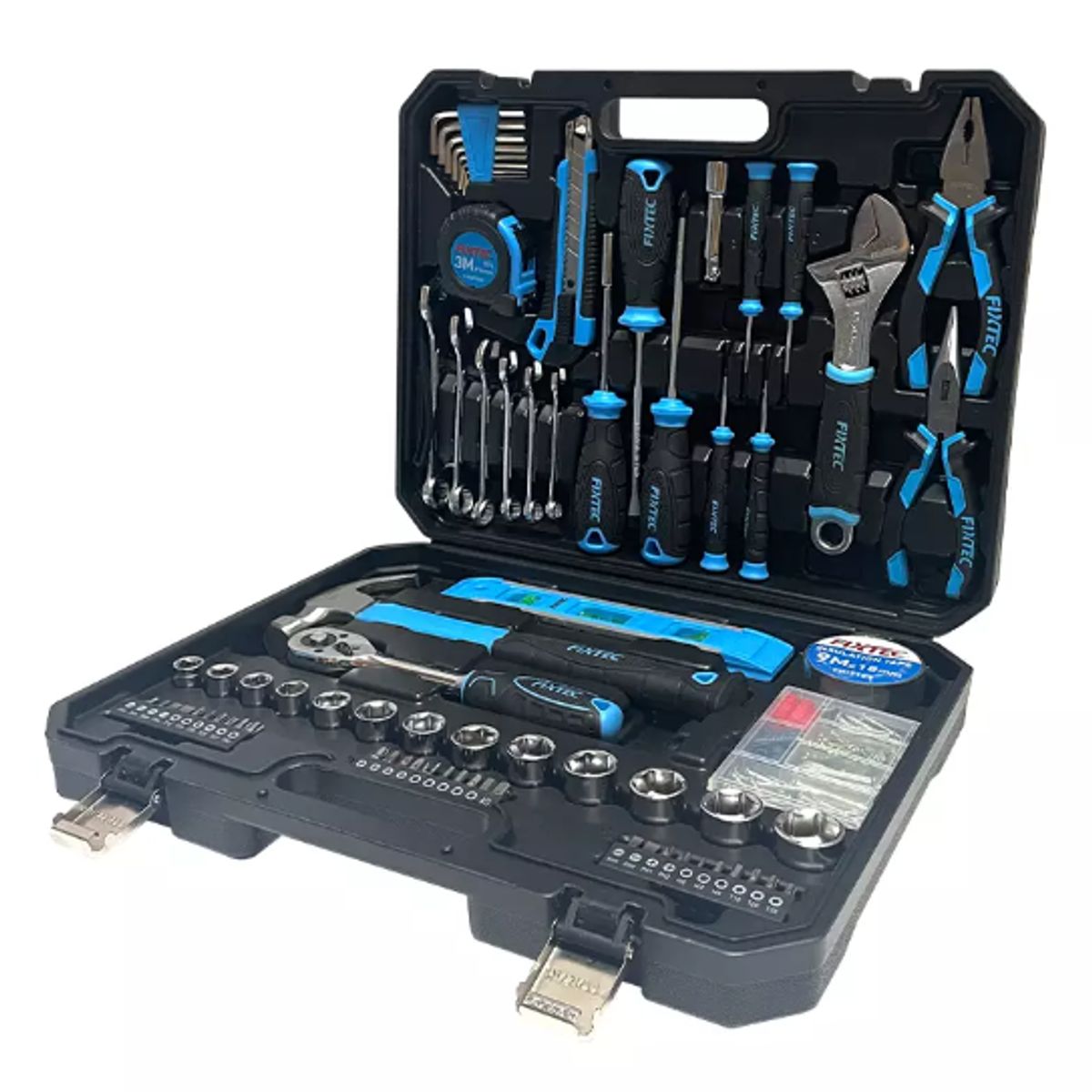 GENERICO - Caja De Herramientas Fixtec 234 Piezas Maletín Profesional