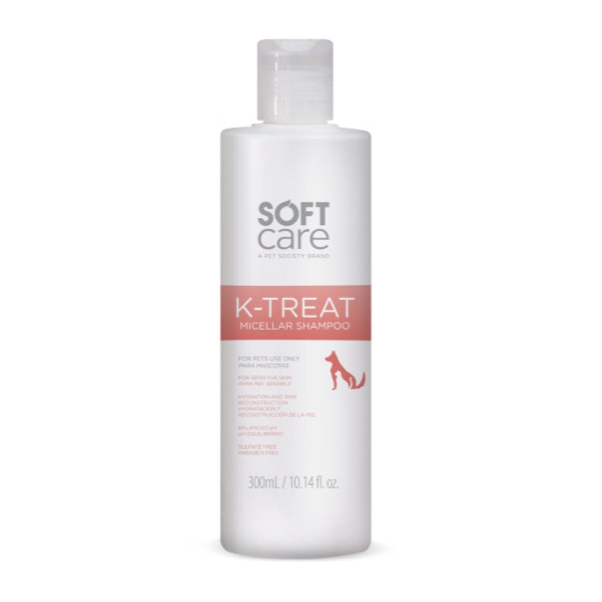 SOFT - Shampoo Soft Care K-Treat Micellar  Perros y Gatos – 300 ml