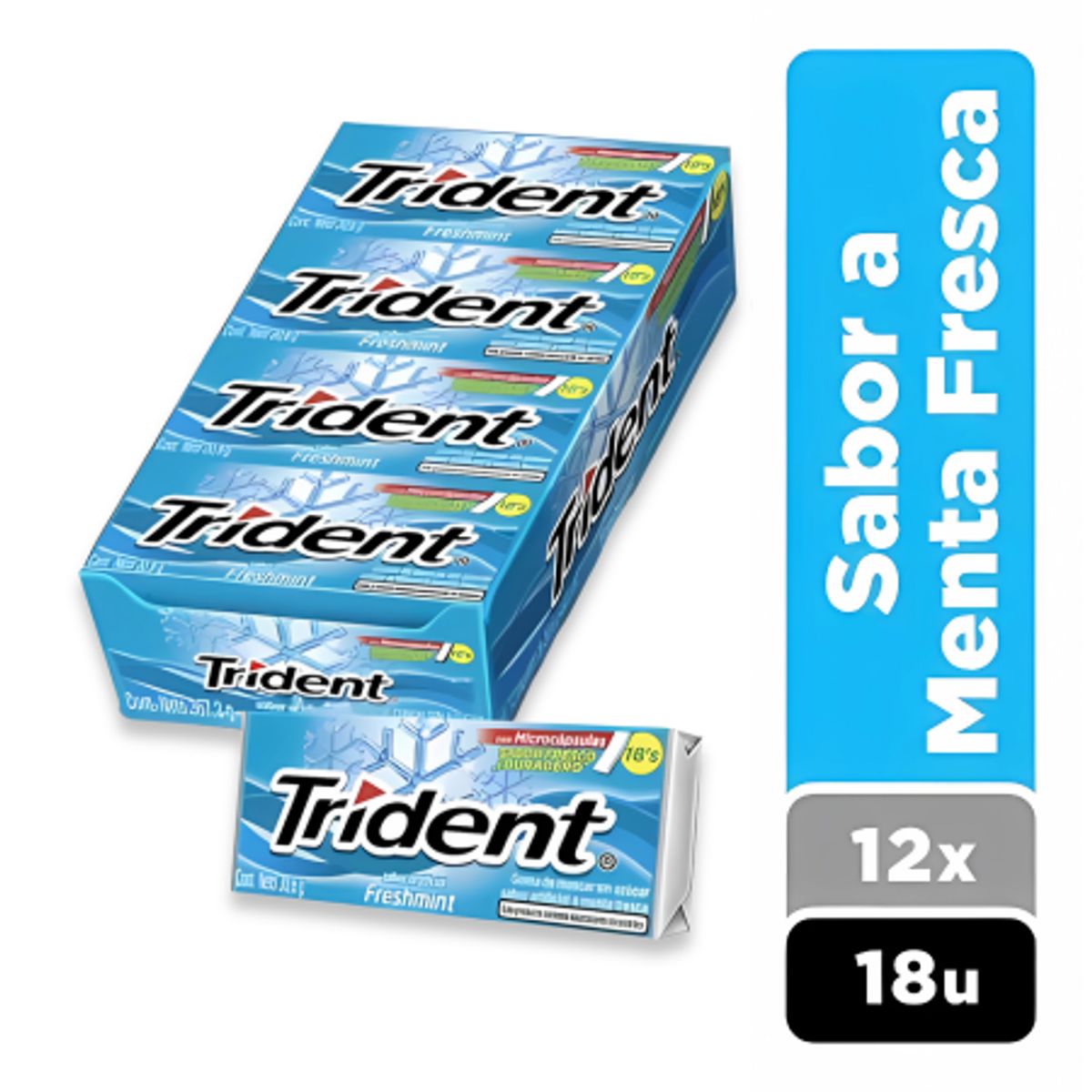 TRIDENT - Chicles Trident Display X12uds Freshmint