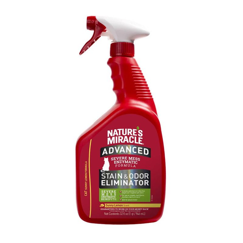 NATURES MIRACLE - NATURE MIRACLE GATO ELIMINADOR MANCHAS Y OLOR 32 OZ