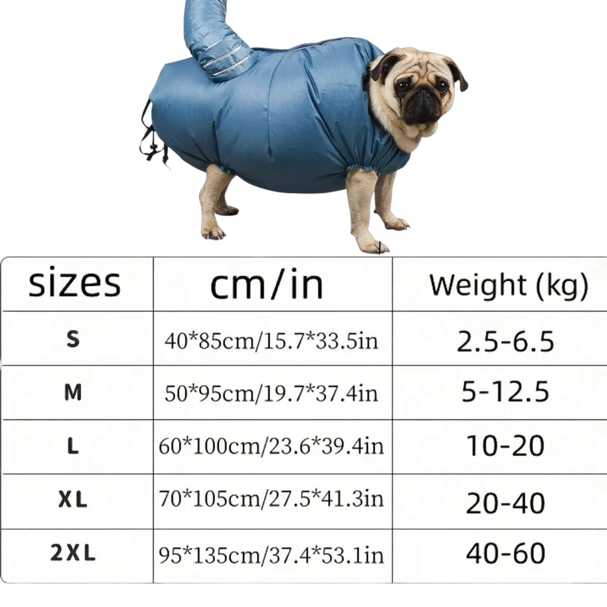 GENERICO - Bolsa de secado rápido para mascotas Talla S