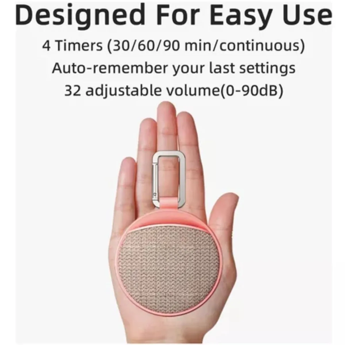 GENERICO - Maquina Sonido Ruido Blanco Bebé Luz Nocturna Terapia Sueño