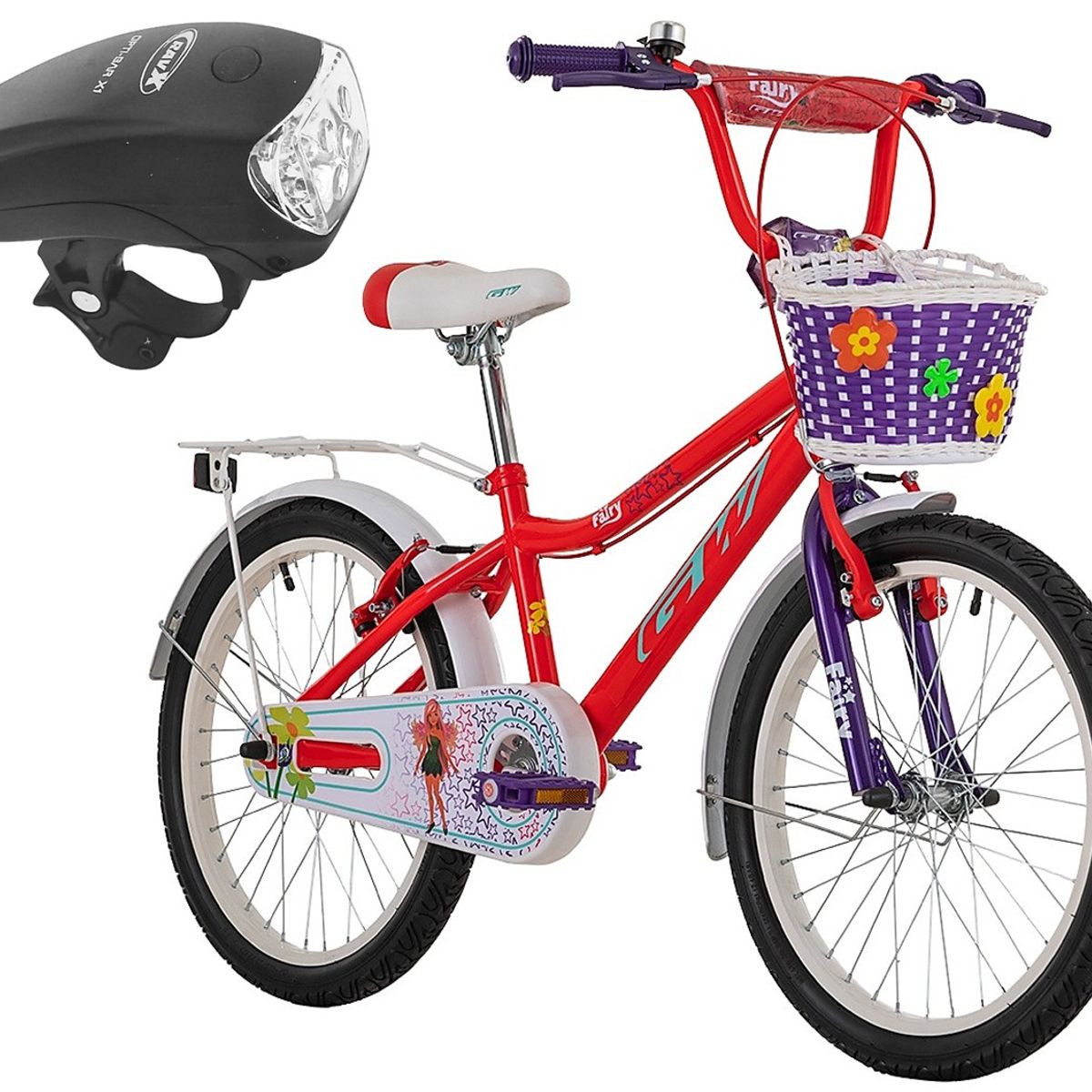 GW - Bicicleta Niña Gw Rin 20 Accesorios + Obsequio 7 A 12 Años