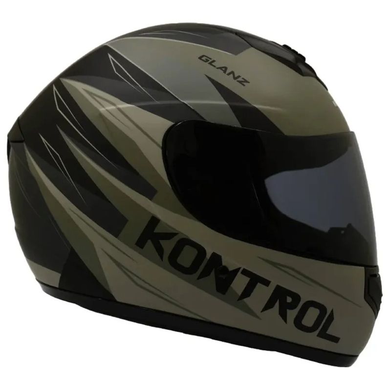KONTROL - CASCO KONTROL 878 CERTIFICADO DOT GLANZ GRIS MATE TALLA L