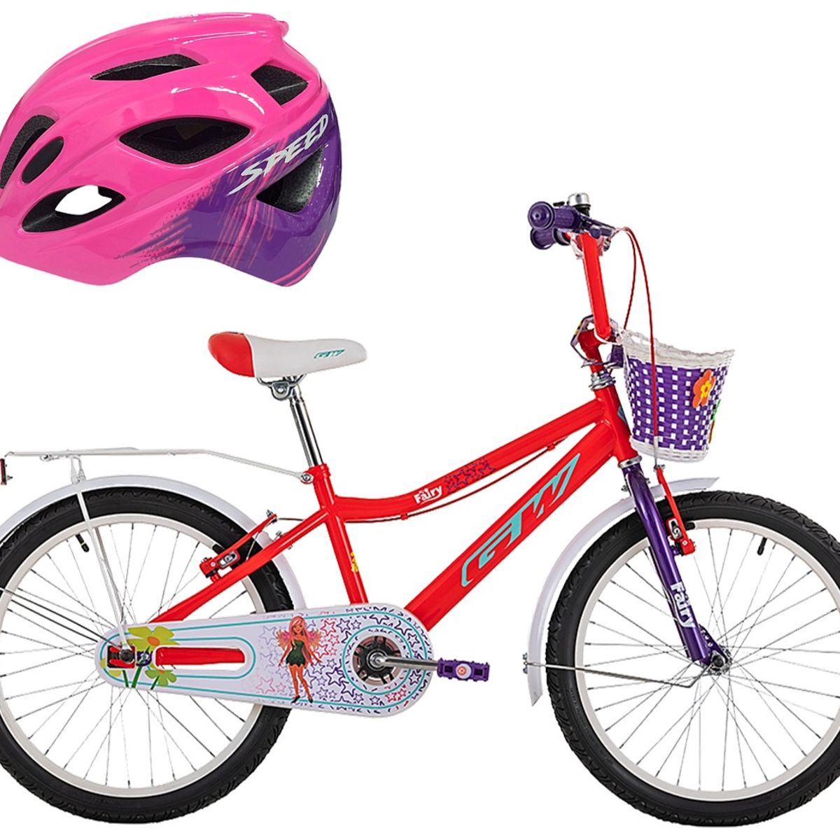 GW - Bicicleta Niña Gw Rin 20 Con Accesorios + Obsequio