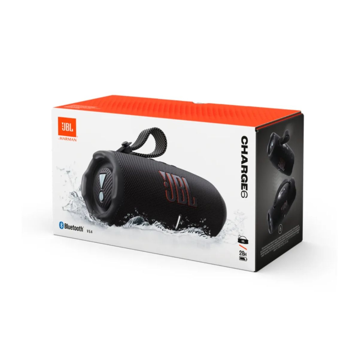 JBL - Parlante Bluetooth Portátil JBL Charge 6 Inalámbrico - Negro