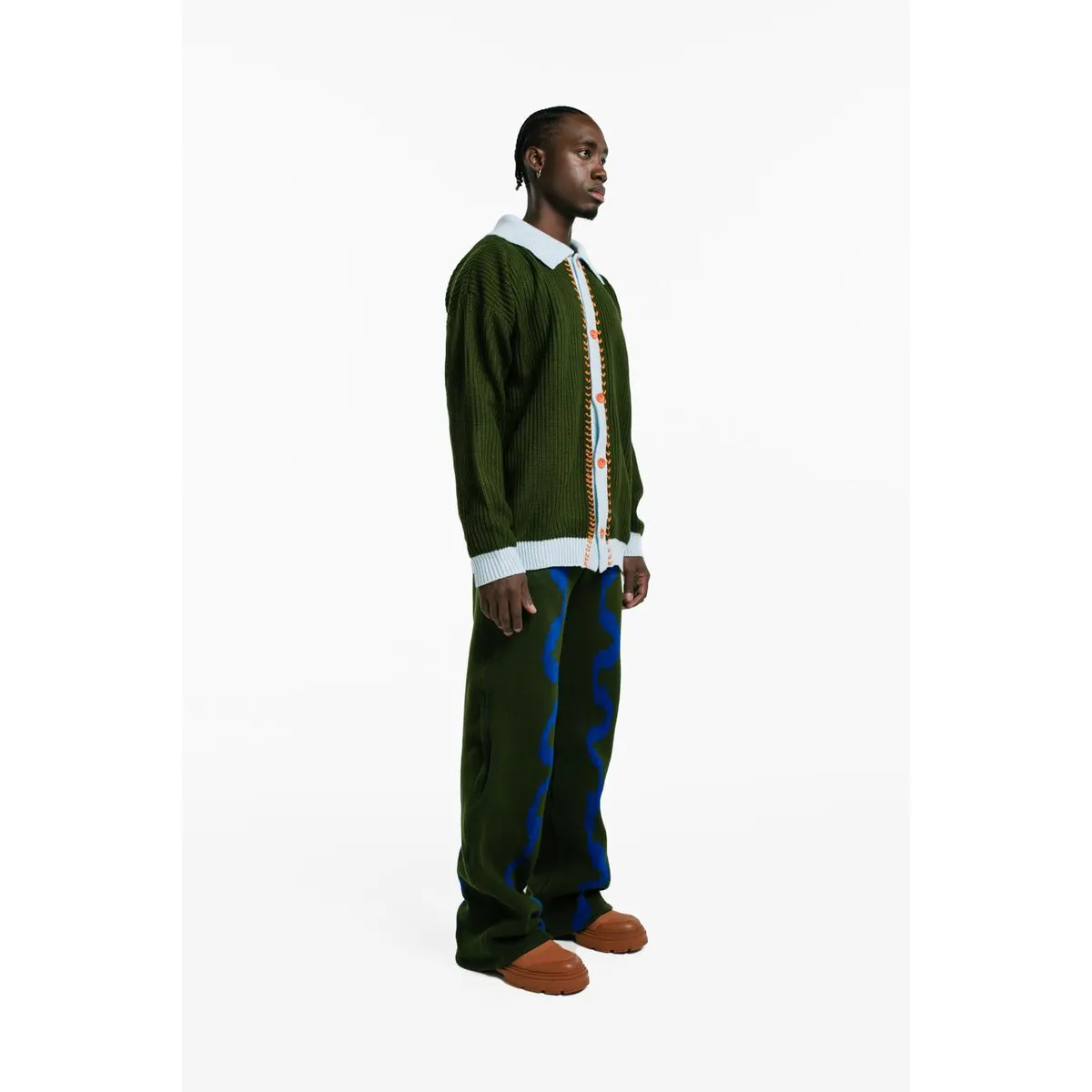 MAGLIONE - Cardigan Soga  Manga Larga Botones Hombre Abierto