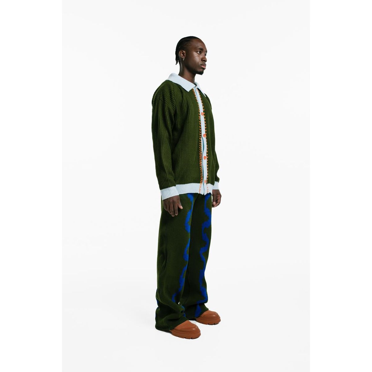 MAGLIONE - Cardigan Soga  Manga Larga Botones Hombre Abierto