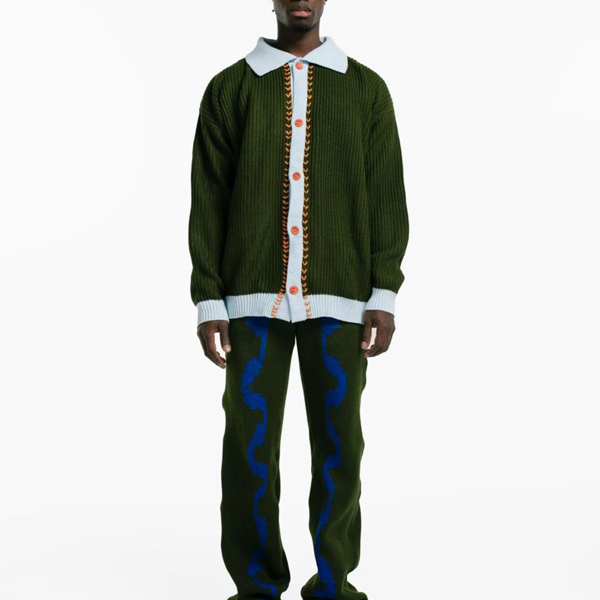 MAGLIONE - Cardigan Soga  Manga Larga Botones Hombre Abierto