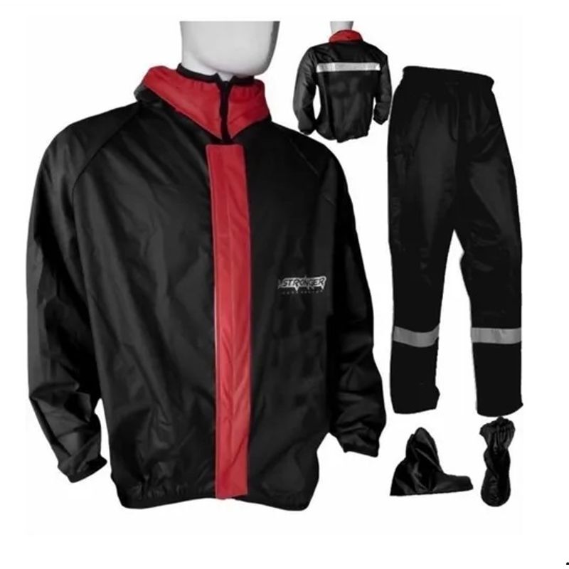 GENERICO - Impermeable Siliconado 3 Piezas Moto/bici