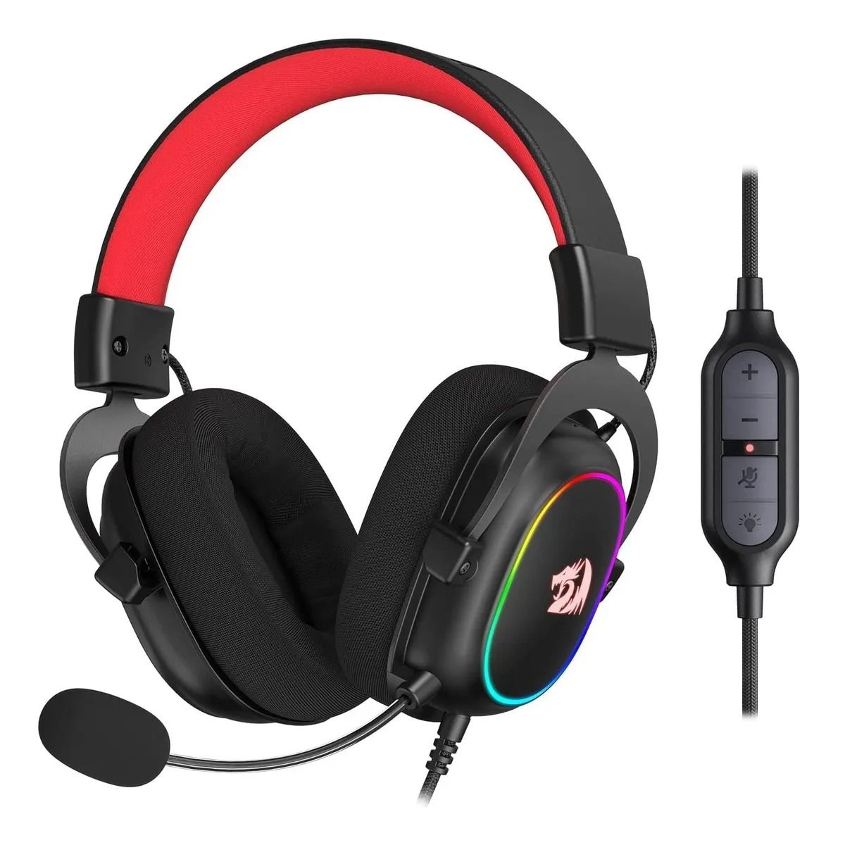 REDRAGON - Audifonos Diadema Auriculares Gamer Rgb Redragon Zeus X H510