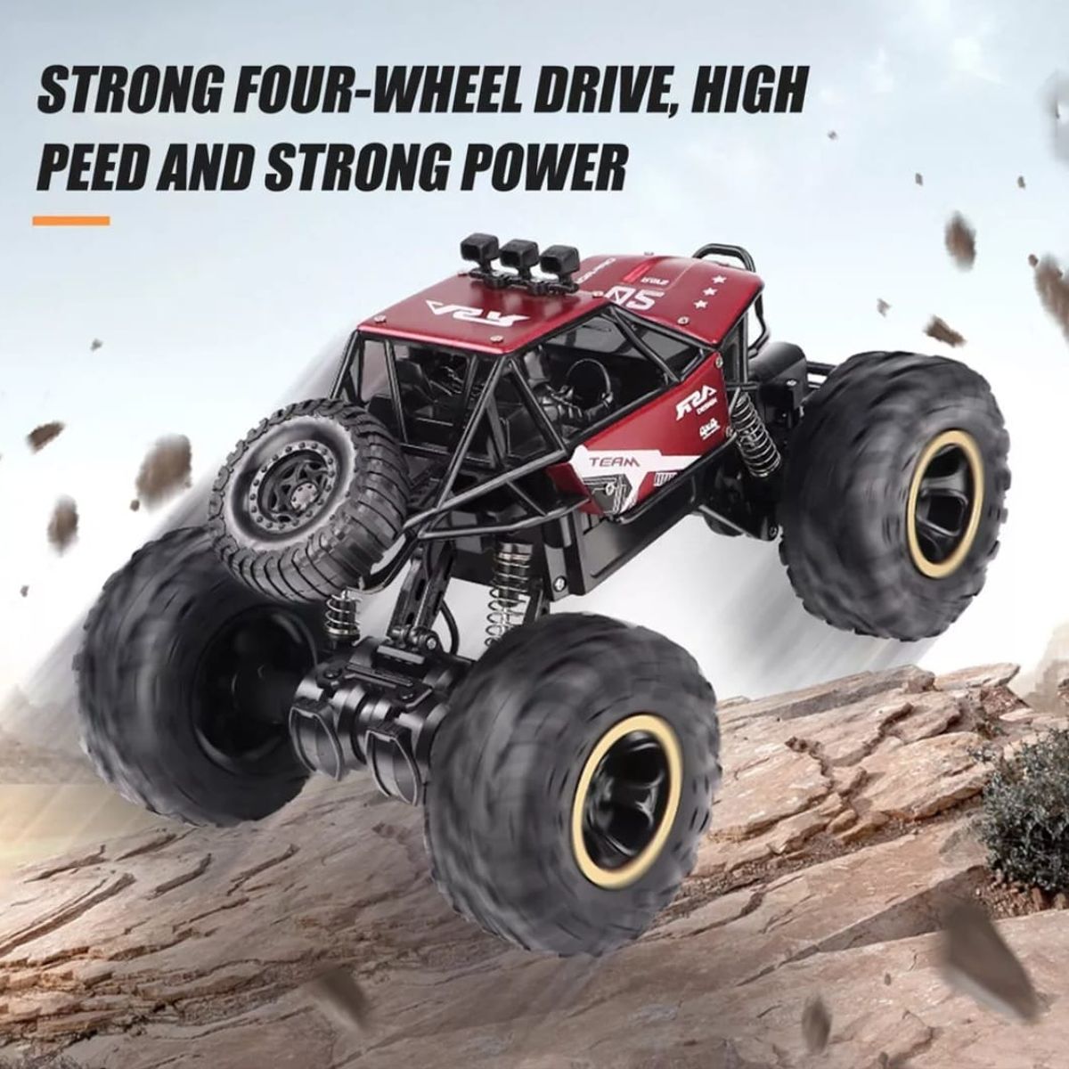 GENERICO - Carro a control remoto 4x4 juguete niña niños con humo negro