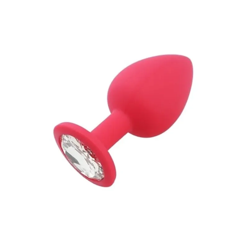 GENERICO - Plug Anal Silicona Talla S ROJO