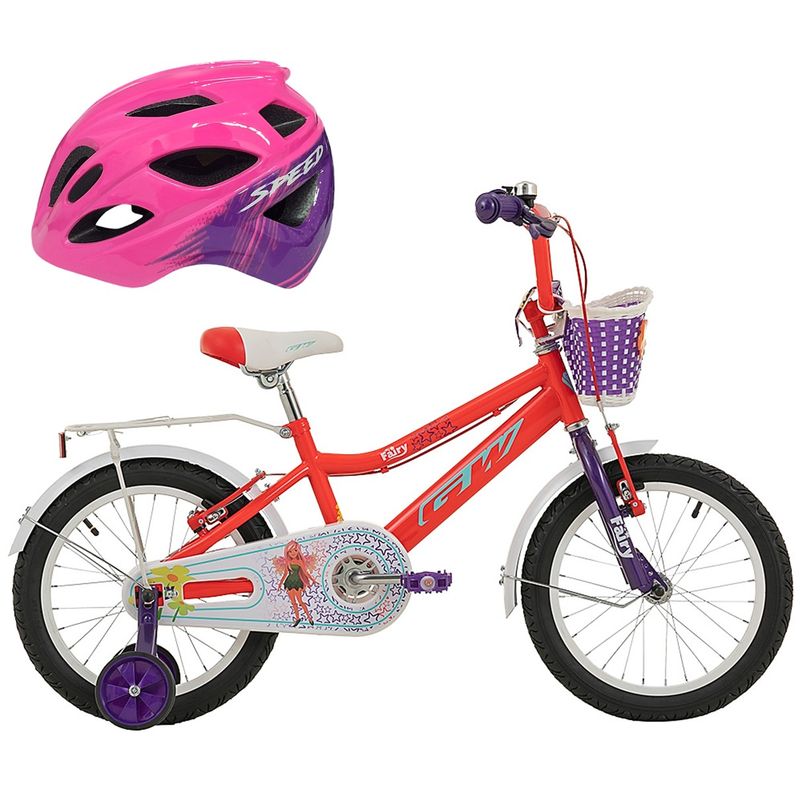 GW - Bicicleta Niña Rin 16 Gw Fairy Con Accesorios