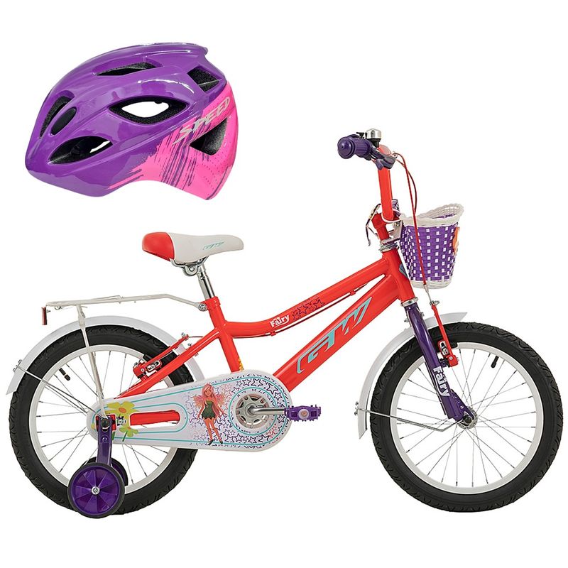 GW - Bicicleta Niña Rin 16 Gw Fairy Con Accesorios