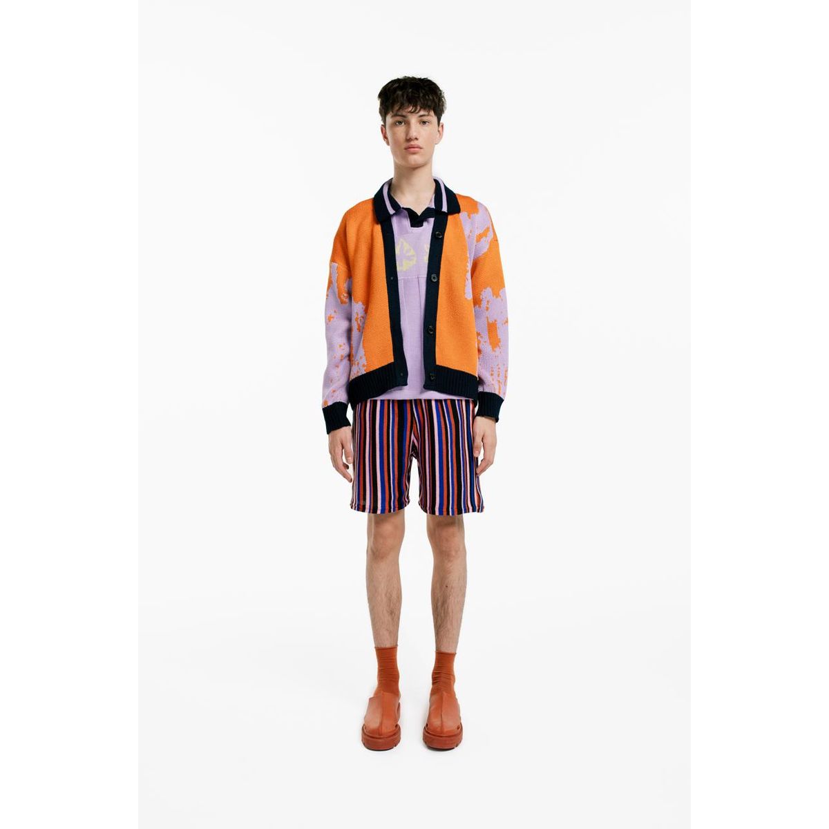 MAGLIONE - Cardigan Rayón Manga Larga Botones Hombre