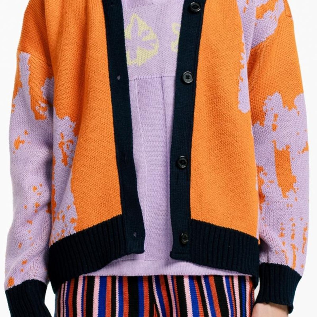 MAGLIONE - Cardigan Rayón Manga Larga Botones Hombre